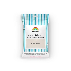 Tester farby Beckers Designer Kitchen&Bathroom Linen White 0,05 l