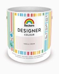 Farba lateksowa Beckers Designer vanilla cream 2,5 l