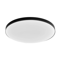 Eko-Light Plafon LED Slimi 18W 4000K 2300lm IP40 czarny śr. 33 cm