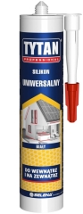Tytan Silikon uniwersalny biały 280 ml