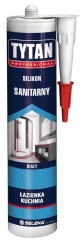 Tytan Silikon sanitarny biały 280 ml