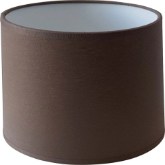 TK Lighting Abażur CHINTZ walec brązowy śr. 20 cm