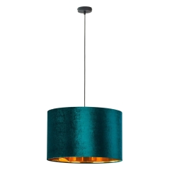 TK LIGHTING Lampa TERCIO welur GREEN 3xE27 15W