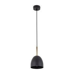 TK Lighting Lampa wisząca NORD BLACK 1xE27 15W