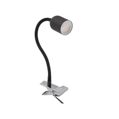 TK Lighting Lampka biurkowa TOP BLACK klips 1xGU10 5W