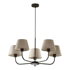 TK LIGHTING Lampa CHICAGO LEN 5xE27 15W