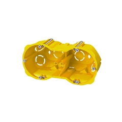 Elektro-Plast Puszka łączeniowa głęboka PK-2x60 mm podtynkowa żółta