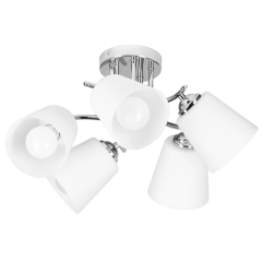 ActiveJet Lampa wisząca Emily 5 x 40W E27 biała