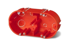Elektro-Plast Puszka GK podwójna 2x60 mm czerwona