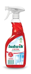 Ludwik Płyn do mycia szyb i glazury z octem 600 ml grapefruit
