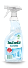 Ludwik Płyn do mycia szyb i luster z funkcją anty para 600 ml