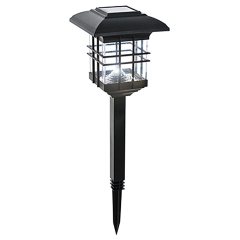 Jumi Lampa solarna 1 LED czarna 0,08W 3000K