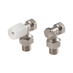 Hydroland Zestaw zaworów grzejnikowych kątowy 1/2"