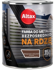Altax Farba do metalu brązowy półmat 0,75L