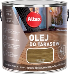 Altax Olej do tarasów ciemny dąb 2,5 l ml