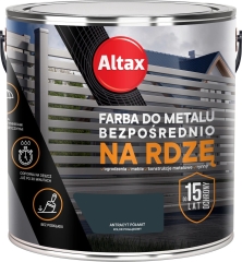 Atlax Farba do metalu antracyt półmat 2,5 l