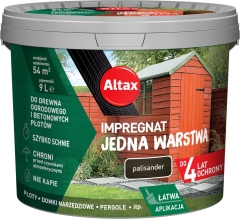 Altax Impregnat jedna warstwa palisander - 9L