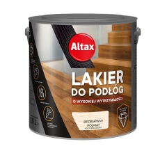 Altax Lakier do podłóg bezbarwny półmat 2,5L