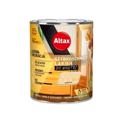 Altax Lakier szybkoschnący do drewna półmat - 0,75L