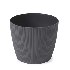 Osłonka Magnolia recycled antracyt - 19 cm