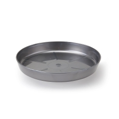 Podstawka plastik srebrny metalik 16,9cm