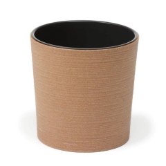 Donica Malwa ECO dłuto 30 cm naturalne drewno
