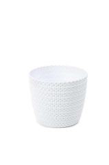 Osłonka Magnolia jersey biała - śr. 16 cm
