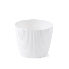 Osłonka Magnolia recycled biała - śr. 26 cm