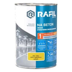Emalia epoksydowa Rafil do betonu żółta RAL1003 0,63L