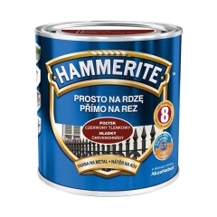 Hammerite Emalia antykorozyjna czerwony tlenkowy połysk 700 ml