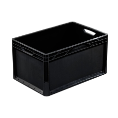 Pojemnik Eurobox 62L czarny 100% recykling