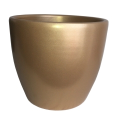 Osłonka ceramiczna Irys złota - śr. 25 cm