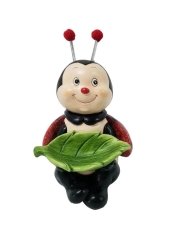 Figurka Biedronka z listkiem