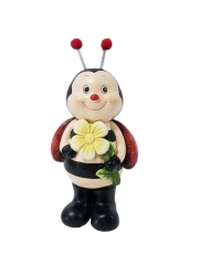 Figurka Biedronka z kwiatkiem