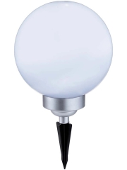 Lampa solarna LED BOJANO śr. 20 cm biała