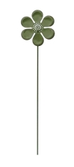 Dekoracja kwiatek zielony (ozdoba na piku) - wys. 90 cm