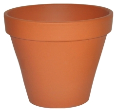 Donica Simple terakota naturalna - śr. 8 cm
