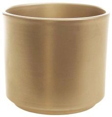 Osłonka cylinder złota - śr. 12 cm