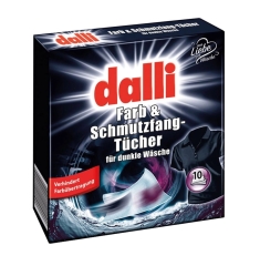 Dalli Chusteczki do prania ubrań czarnych 10 szt.