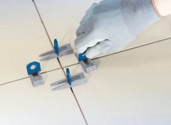 LUX Klipsy do systemu poziomowania 1 mm 400 szt.