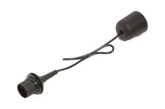 LUX Zawieszenie do lamp E27 czarne