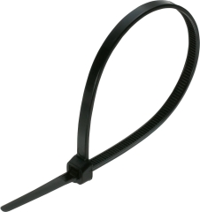LUX Opaski do kabli 4,8 x 368 mm czarne, 100szt