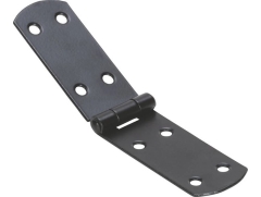 Zawias skrzyniowy zaokrąglony 135x35 mm czarny