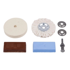 Wolfcraft Zestaw polerski Hobby 5 el.