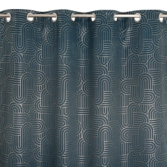 Zasłona CALLIOPE na przelotkach 135 x 260 cm zielono złoty