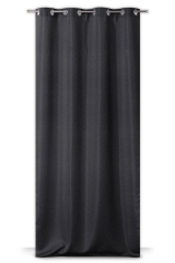 Zasłona LASIOS na przelotkach 140 x 240 czarna