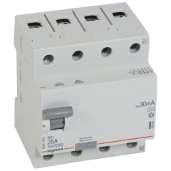 Wyłącznik różnicowoprądowy RX3 4-P AC 25A 230V 30mA