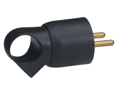 Legrand Wtyczka z uchwytem 2P+Z 16 A czarna