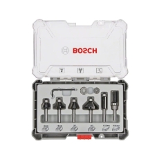 Bosch Zestaw frezów 6 szt. uchwyt 6 mm