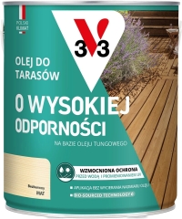 V33 Olej do tarasów bezbarwny 2,5L